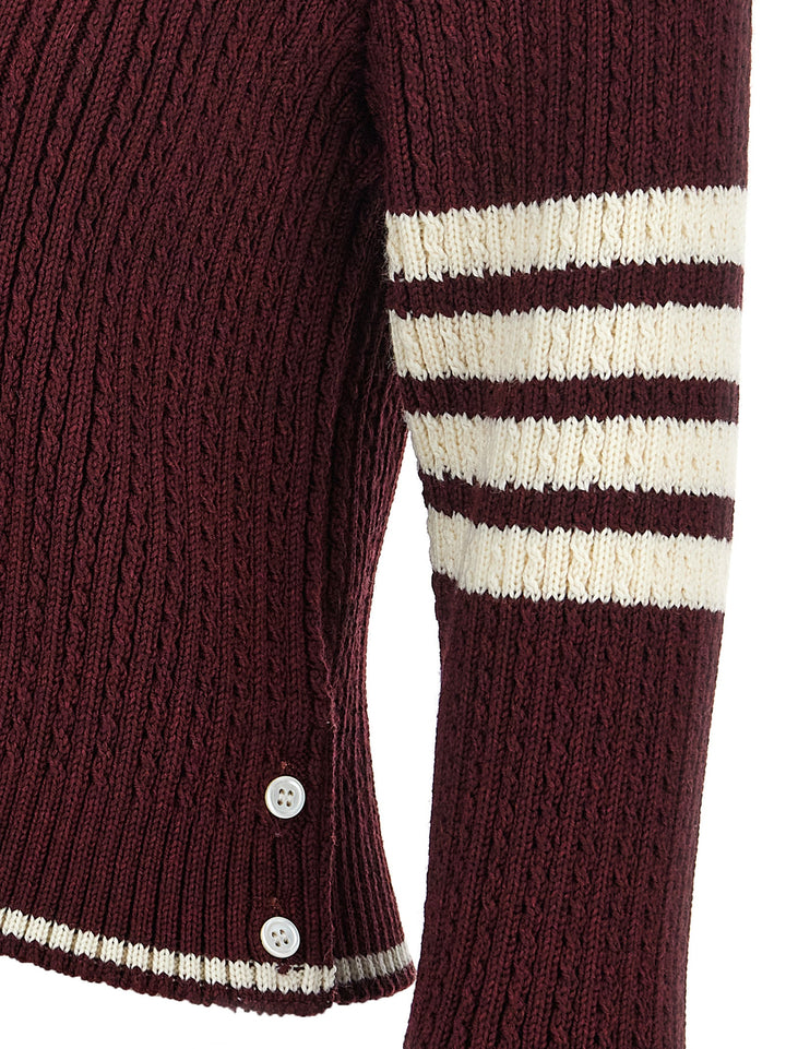 4 Bar Sweater, Cardigans Bordeaux