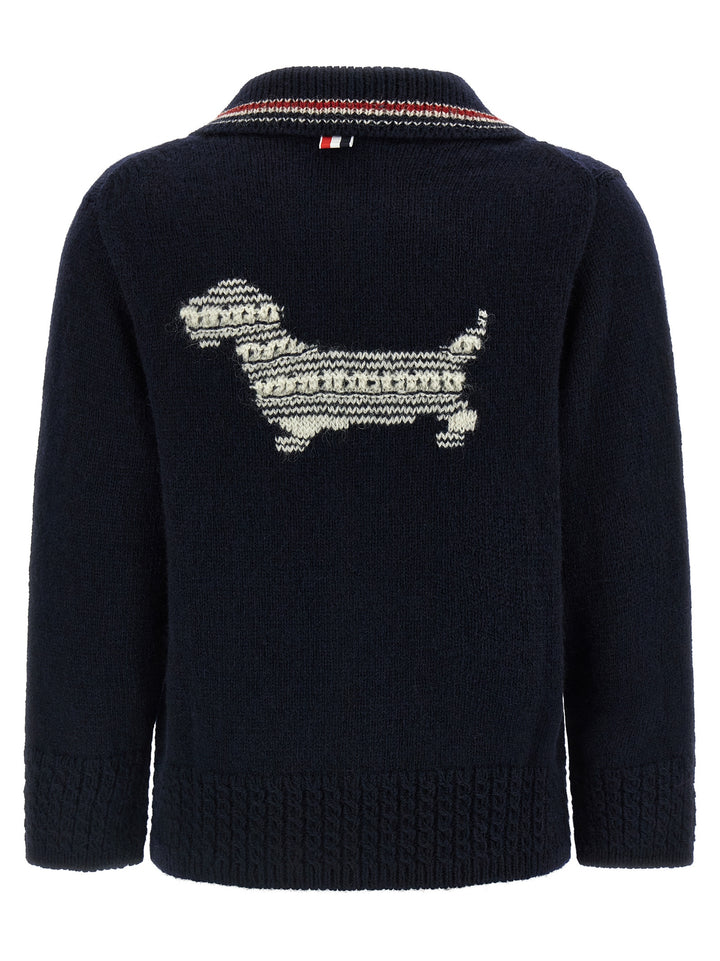 Thom Browne Hector Sweaters and Cardigans - Blue | 1b062633b306dea5d468744396abed7c64c42e28