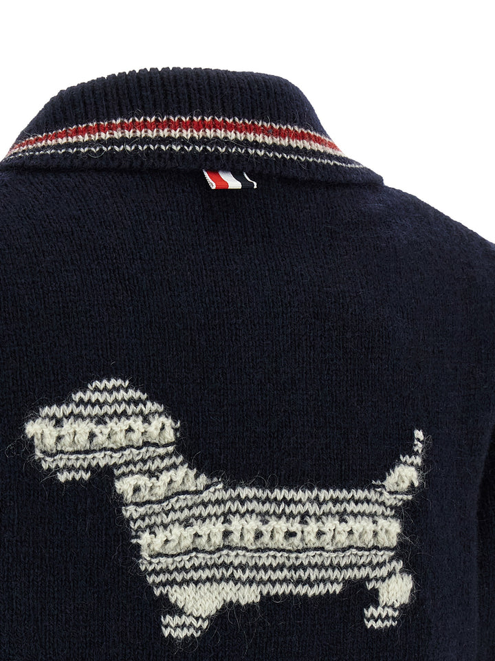 Thom Browne Hector Sweaters and Cardigans - Blue | 0228b74351360a7360294cbc63ba31bcd8f3c939