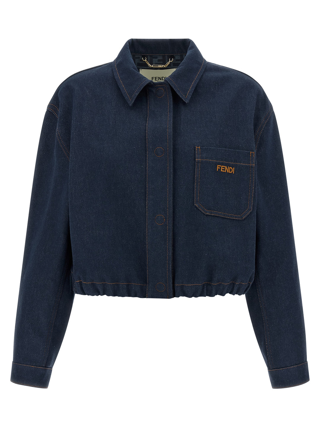 Fendi Ff Reverse Puffer Jackets - Blue | b73d6324accc3fc47788e2689f21acb9bfdb02aa