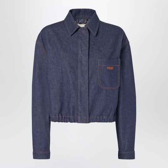 Navy Blue Denim Jacket