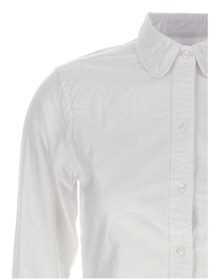 Thom Browne Oxford Cotton Shirt Shirt and Blouse - White | f41a0188b40688ccc195682681a0a41c3b0abc21