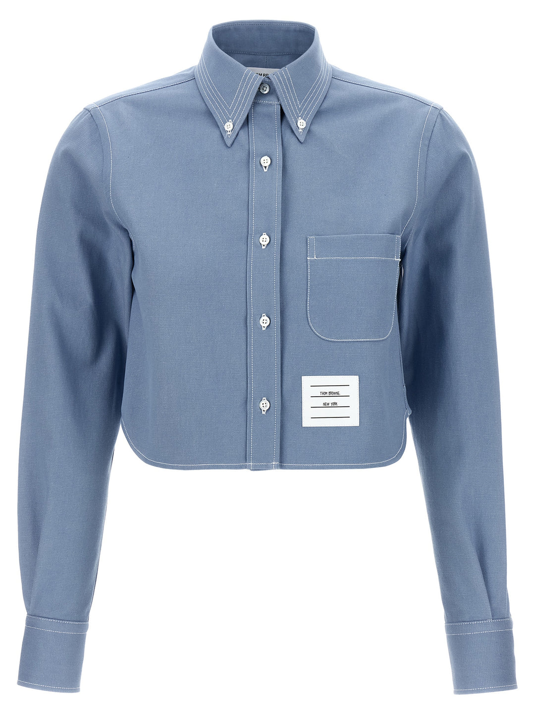 Thom Browne Denim Shirt Shirt and Blouse - Light Blue | cc275bb8bce827362192198f2c7e63ff7772e601