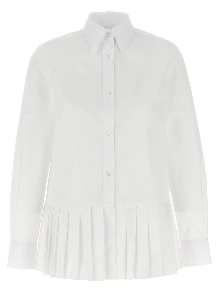 Pleated Shirt, Blouse White