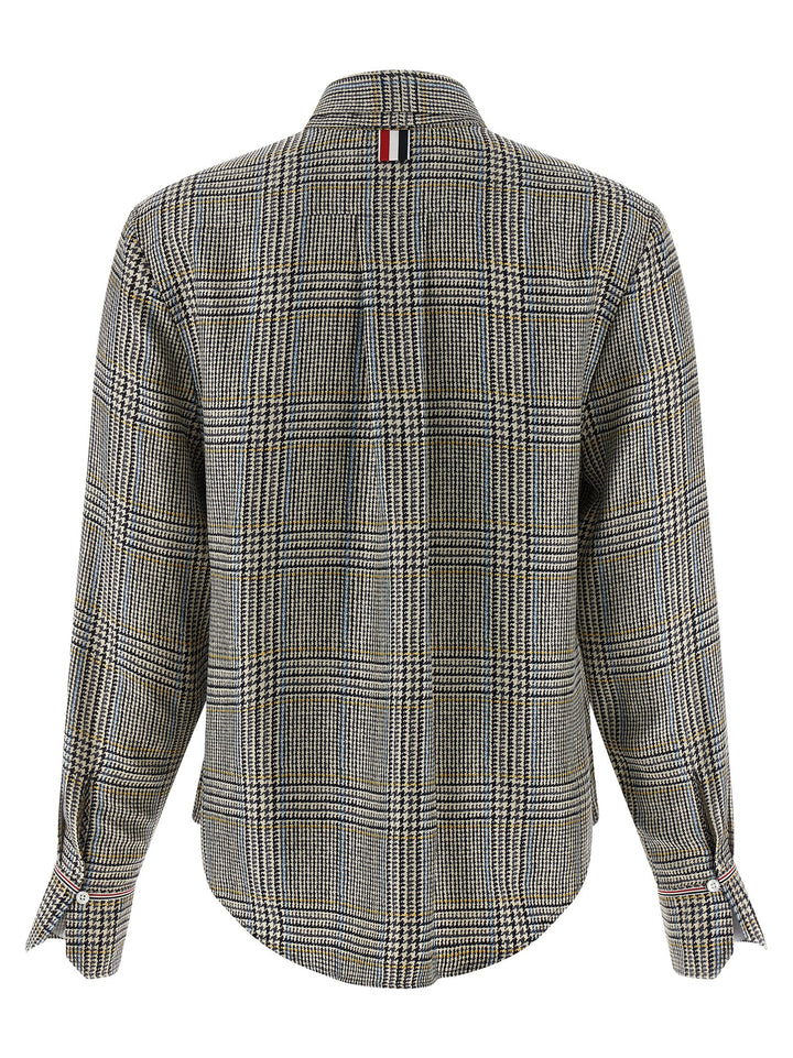 Thom Browne Prince Of Wales Check Shirt Shirt and Blouse - Multicolor | 315f2a5d738cccec7447fc9df597196de043d29c