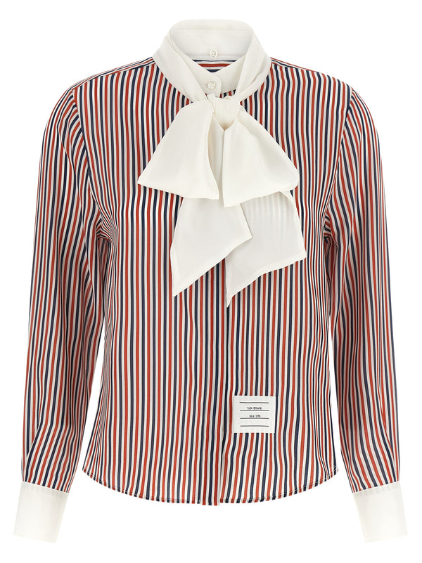 Removable LavallièRe Collar Shirt Multicolor