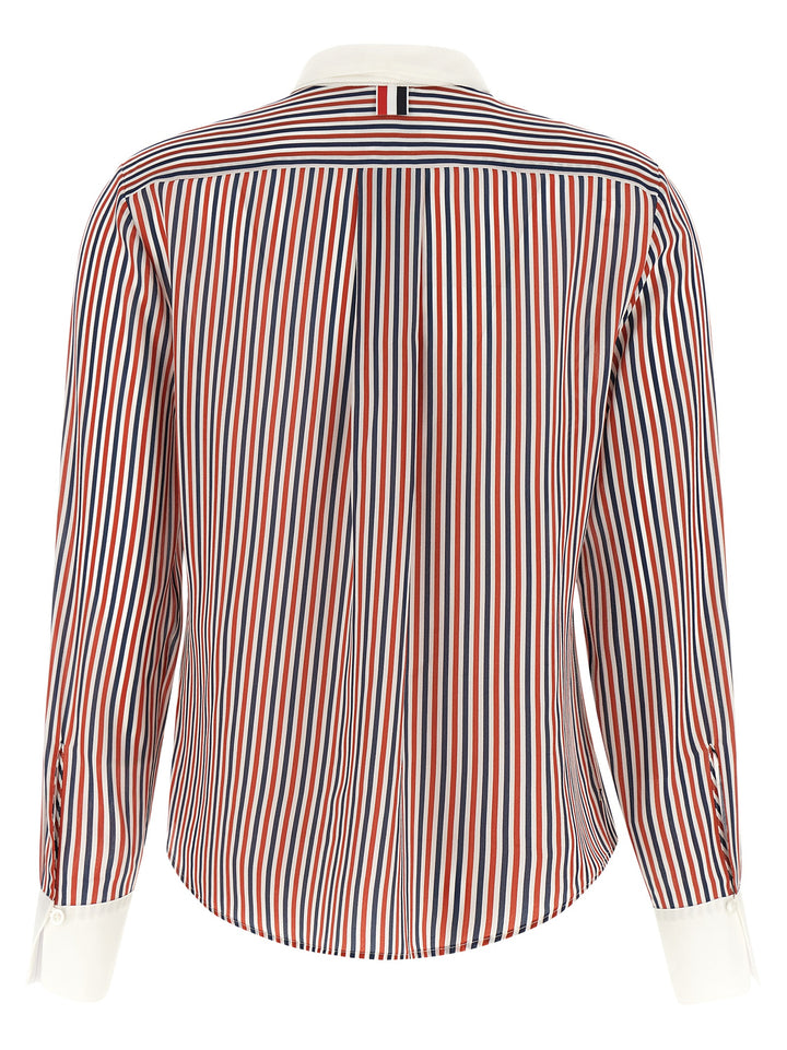 Thom Browne Removable Lavallière Collar Shirt Shirt and Blouse - Multicolor | 5fa341f54dd9377db403ec1ac610fe5bcb39a5f5