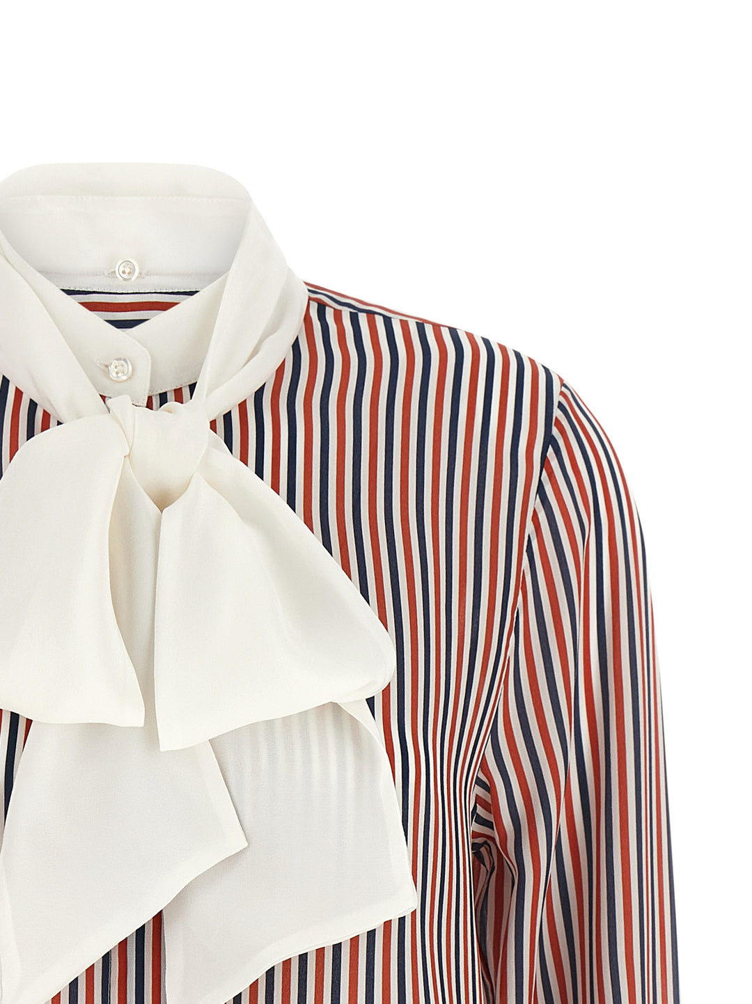 Thom Browne Removable Lavallière Collar Shirt Shirt and Blouse - Multicolor | f96dc231153e499d1f0e9eb9df3a39cc7391311b