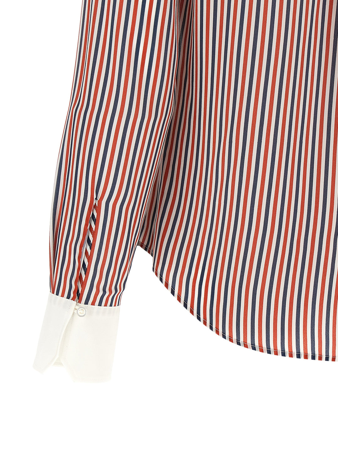 Thom Browne Removable Lavallière Collar Shirt Shirt and Blouse - Multicolor | d2dcb79f91d3f2a68b309a25a18964f11d258282