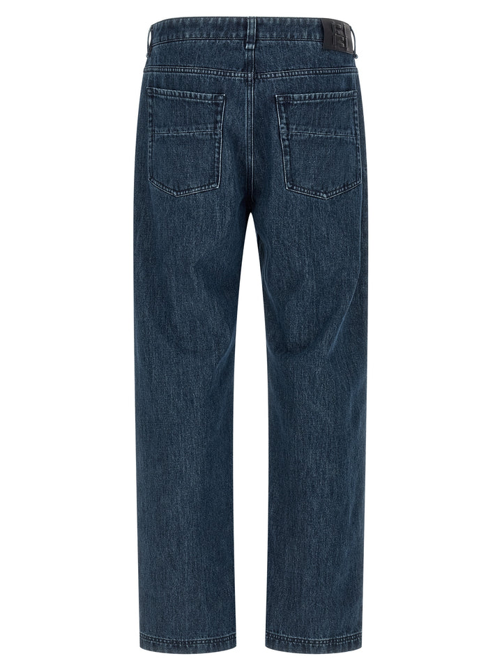 Fendi Ff Inner Jeans - Blue | 7199ab09f72e59de129e5c44f4d9d7f8940050de