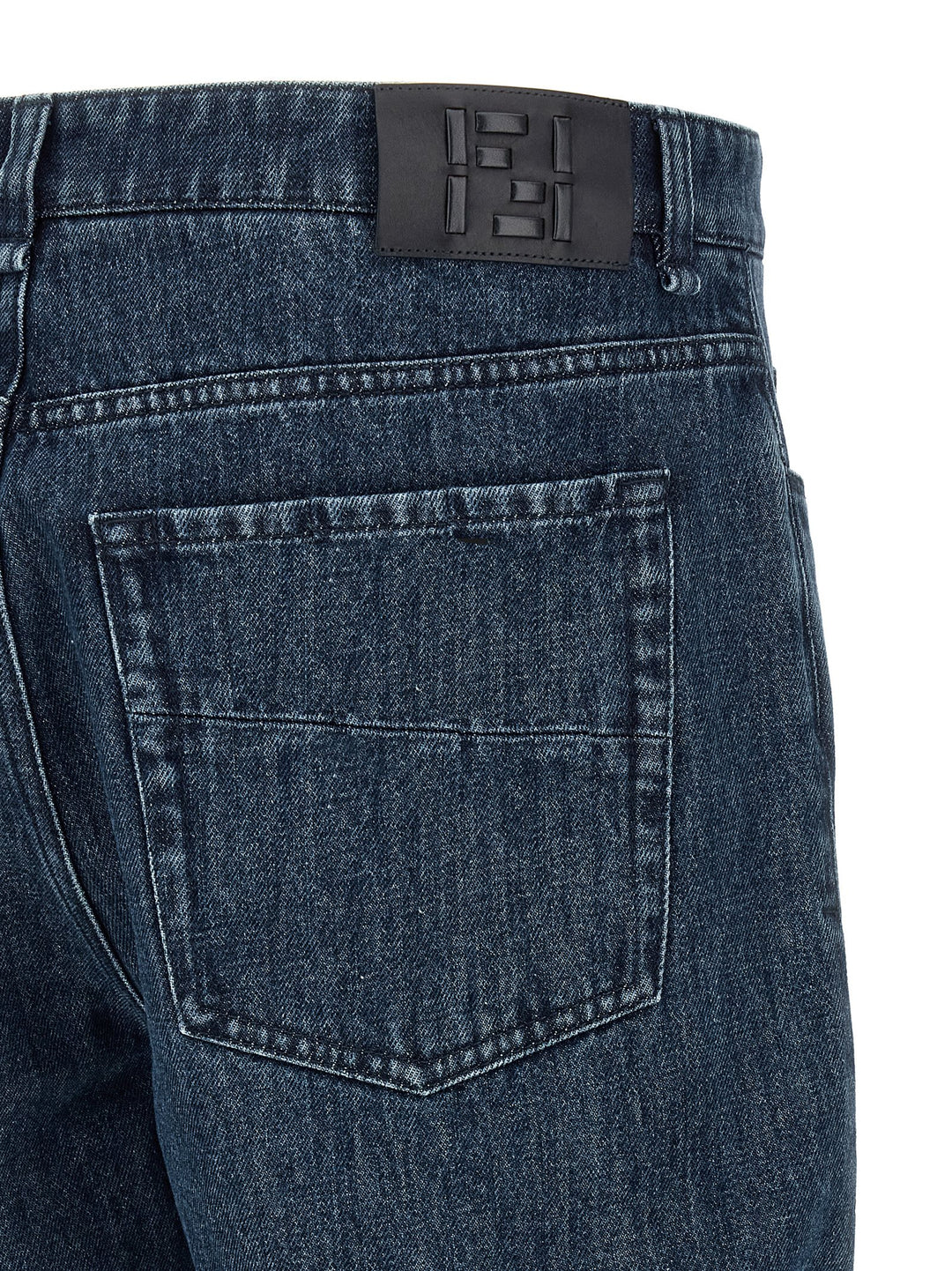 Fendi Ff Inner Jeans - Blue | a4ac3b2f00bdfc233bbf5c5d82342529bf95bd0a