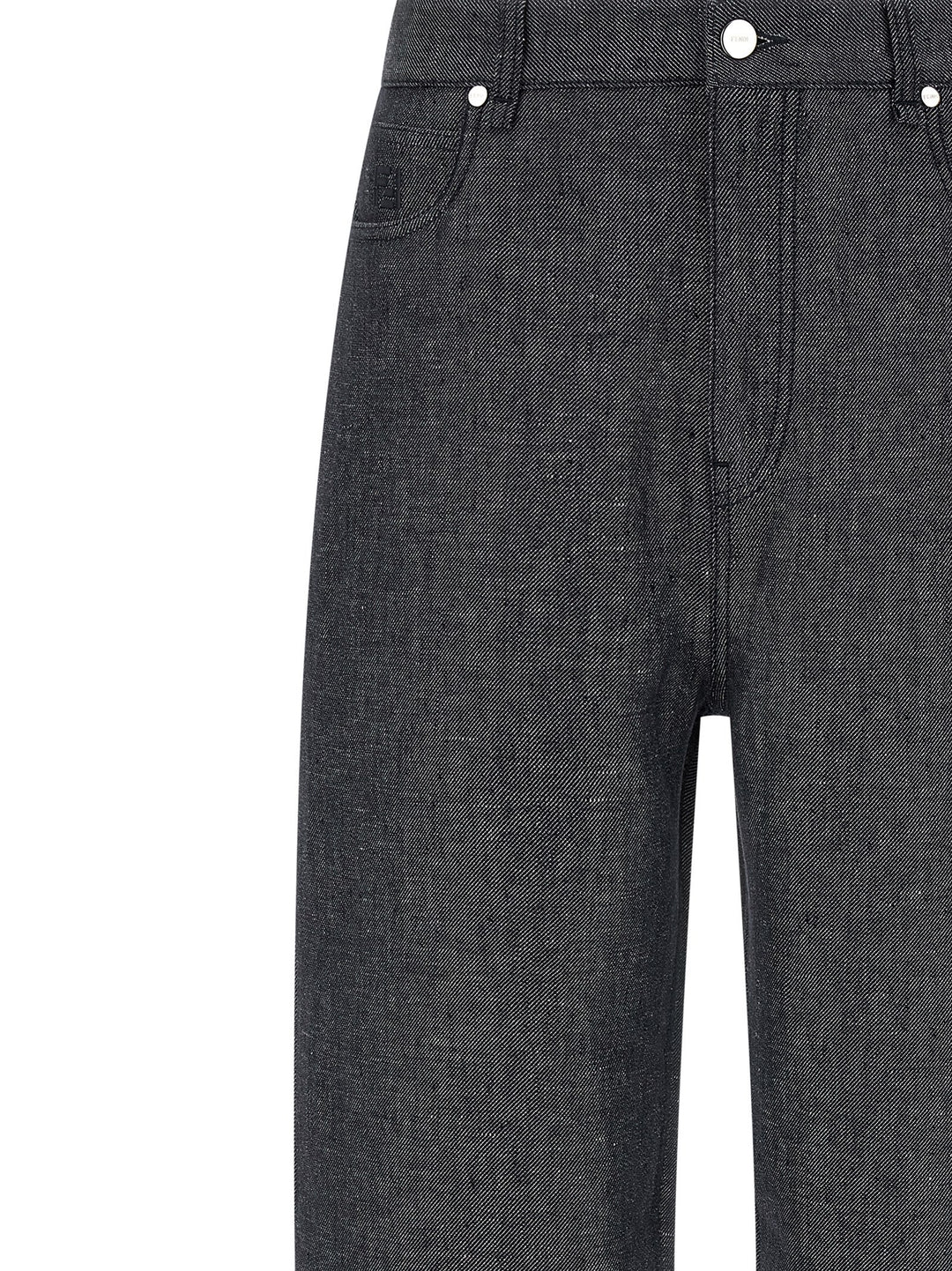 Fendi Ff Selleria Jeans - Gray | 57b495ab0508a60396a0f8642121a422662ac894