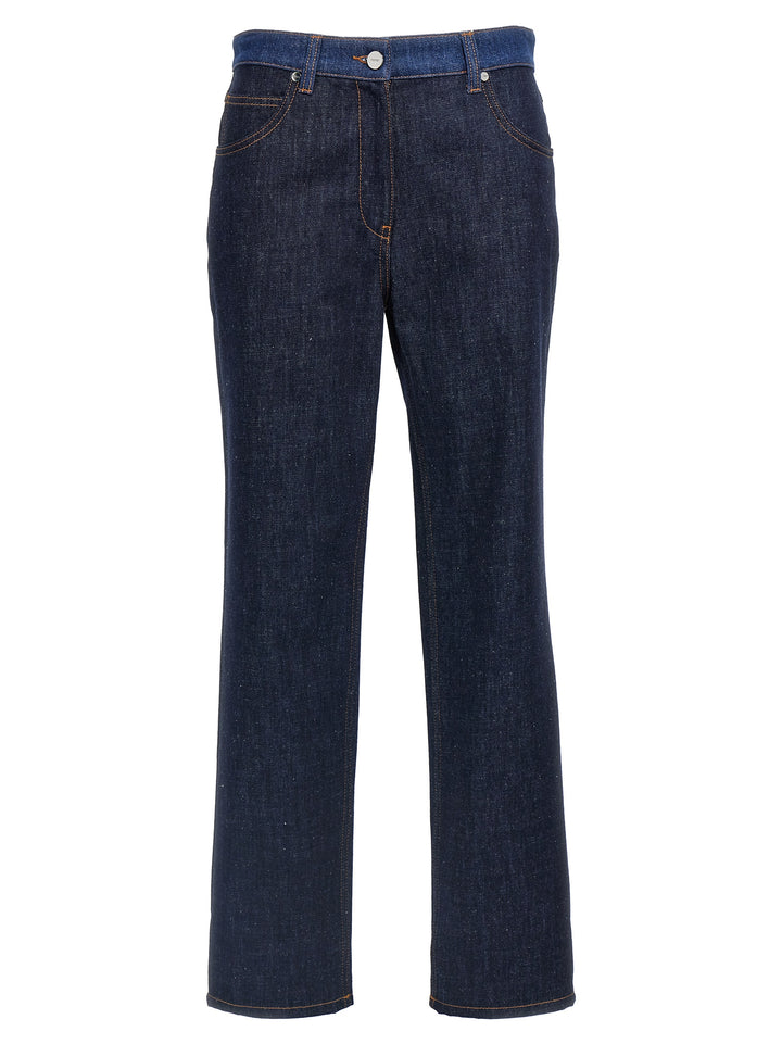 Fendi Two-Tone Jeans - Blue | ebd0b6605e40537ff10cbab3f2cfe839ca1f96e1
