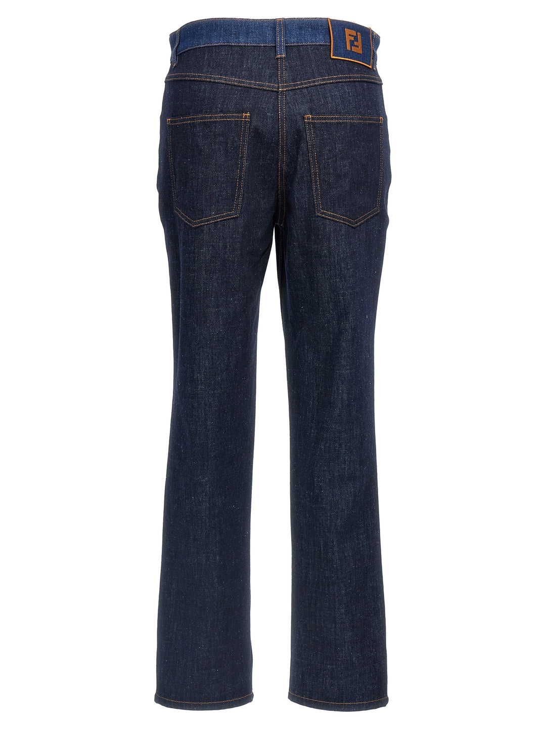 Fendi Two-Tone Jeans - Blue | 6783effb5781480bad000ec4558ba4abbb0b514e