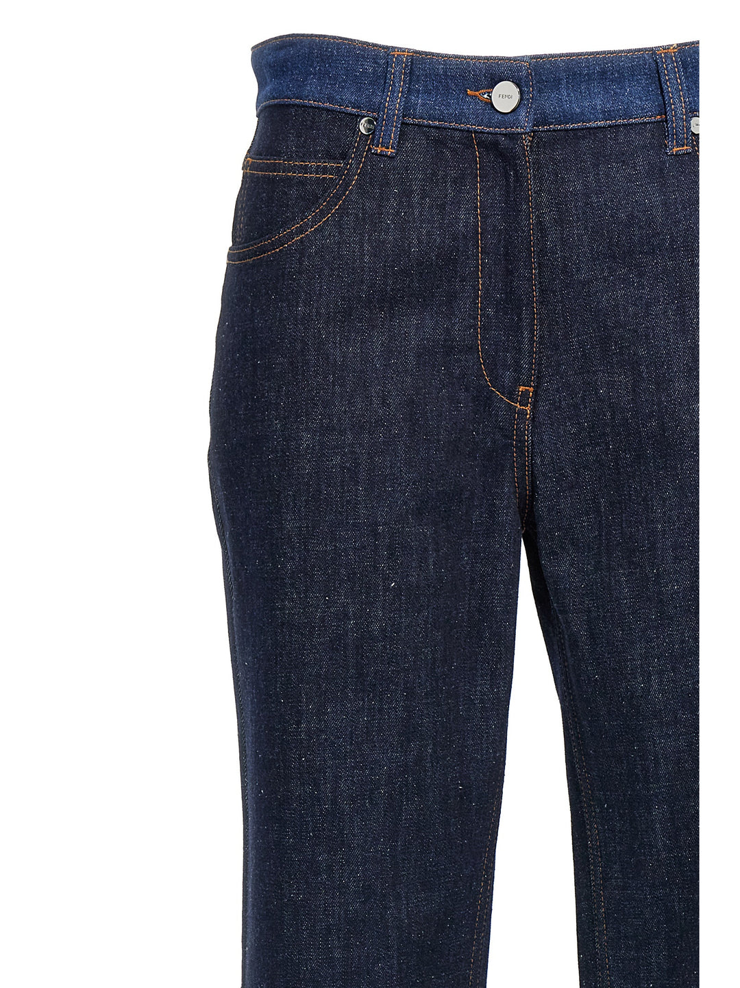 Fendi Two-Tone Jeans - Blue | ff1fe4682e781354f54a9ffb62b7d1024323853d