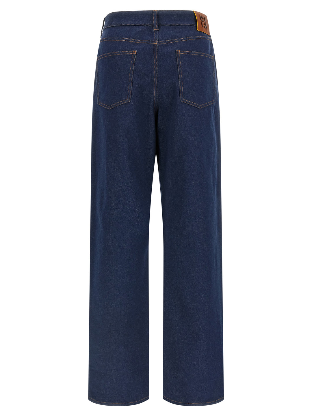 Fendi Ff Reverse Jeans - Blue | f682e9eabc6b59a3de9375eb1b282934b4c87bf0