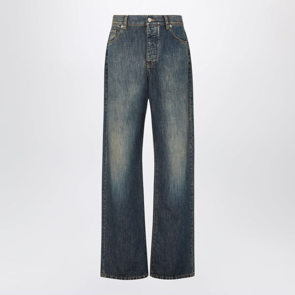 Blue Washed Denim Jeans