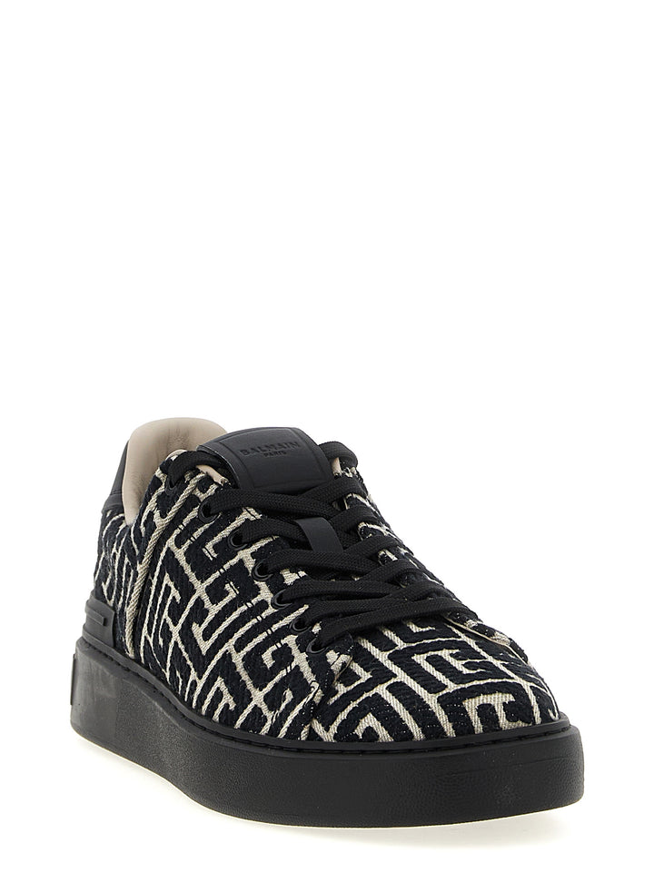 Balmain B-Court Sneakers - Black | 4f638c1ae47da4ebb9515dda90f68ee3197e7187