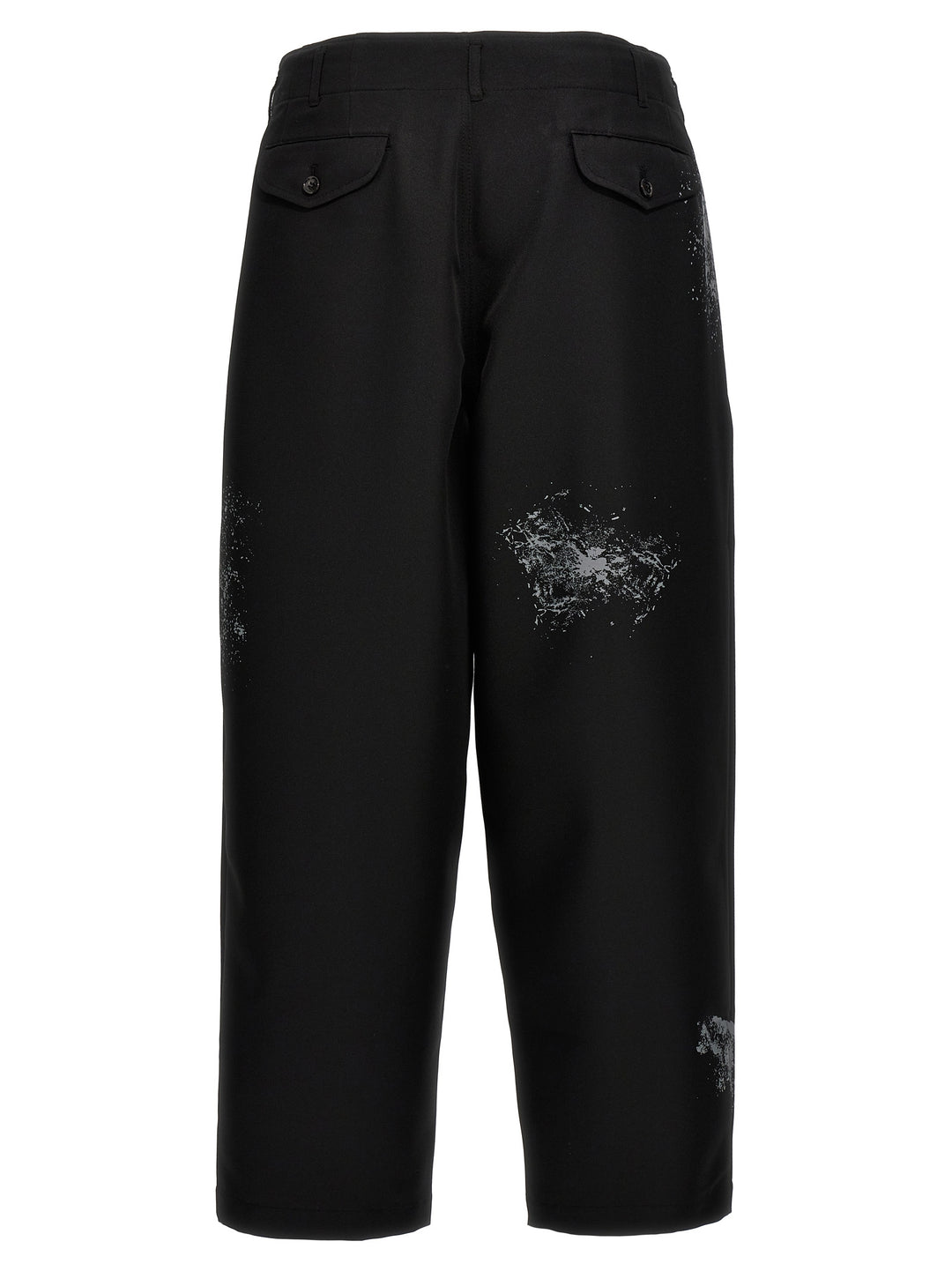 Printed Trousers Pants Black