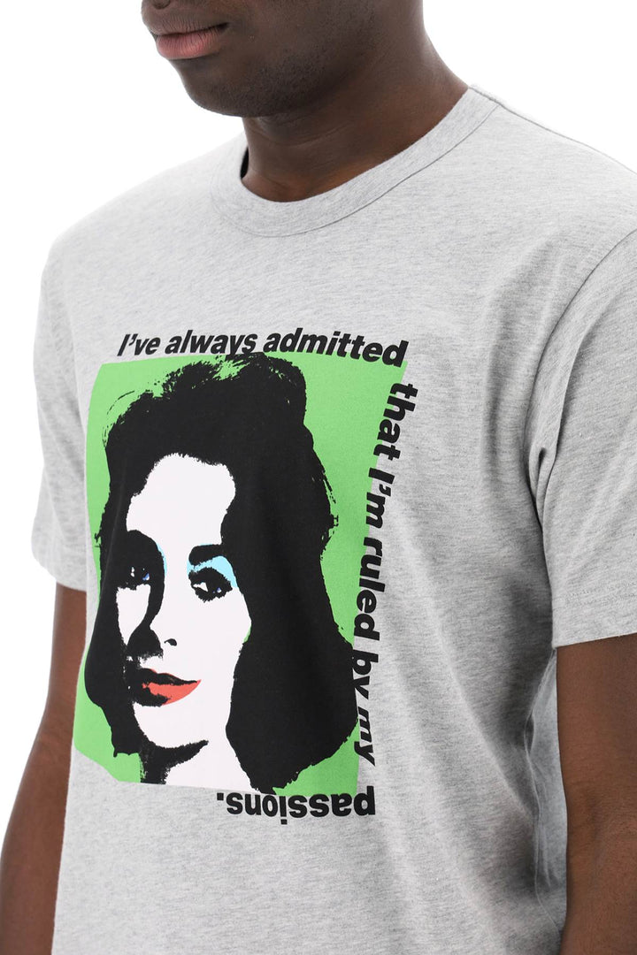 T Shirt Stampa Liz Taylor