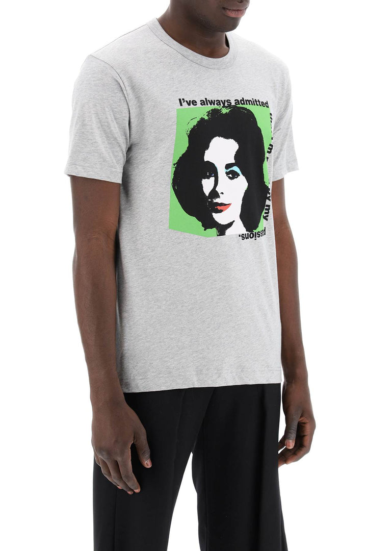 T Shirt Stampa Liz Taylor