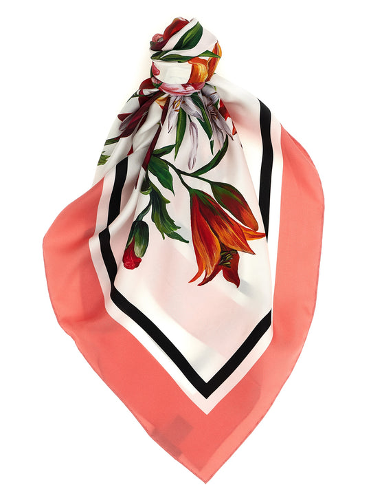 Floral Print Scarf Scarves And Foulards Multicolor
