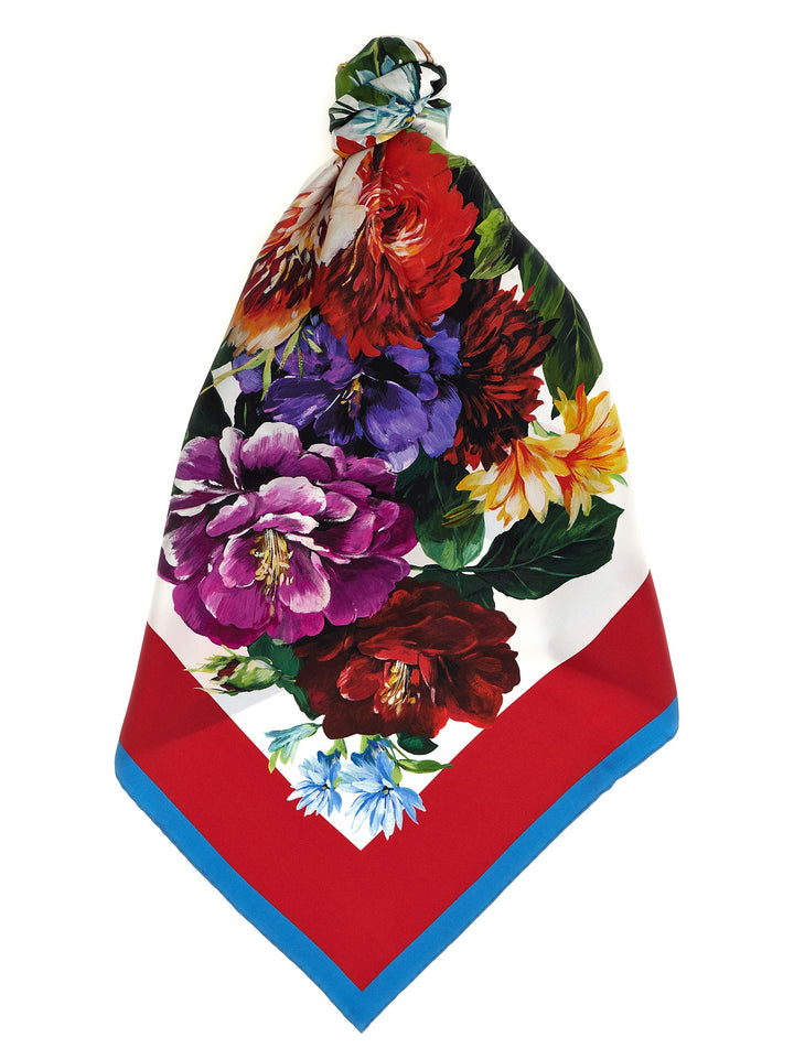 Dolce & Gabbana Floral Print Scarf Scarves and Foulards - Multicolor | 56e90e47069370d9f467a381b60eb5d3c2a1de8b