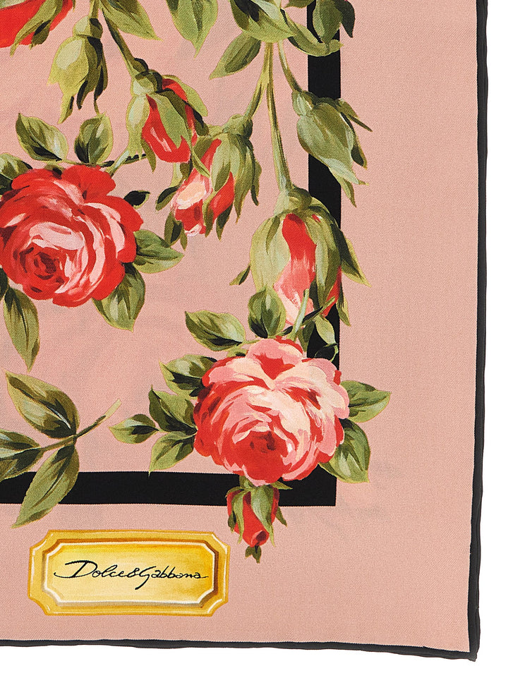 Dolce & Gabbana Bouquet Rose Scarves and Foulards - Pink | 2b203e163fe43e70514436b3145f6f6f0756eae5