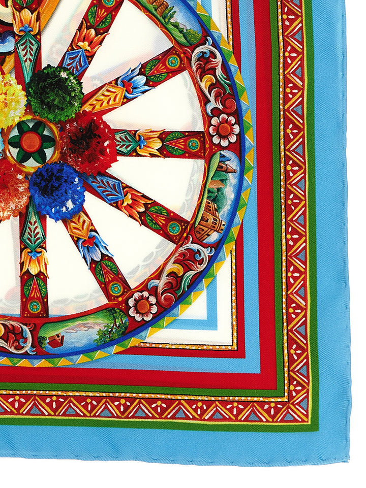 Dolce & Gabbana Carretto Scarves and Foulards - Multicolor | 3dfaf3358dcfdcbe42229c17aa78d0d9e26759fa