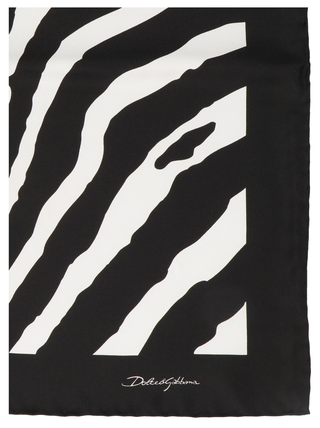 Dolce & Gabbana Animalier Scarves and Foulards - White/Black | 9fc686f20896647001b0203eb573dc3e00806df2