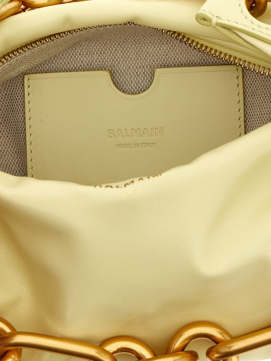 Balmain Sync Mini Hand Bags - Yellow | 4a3e91a70721699c1cd5196257bc02b0c71ab55a