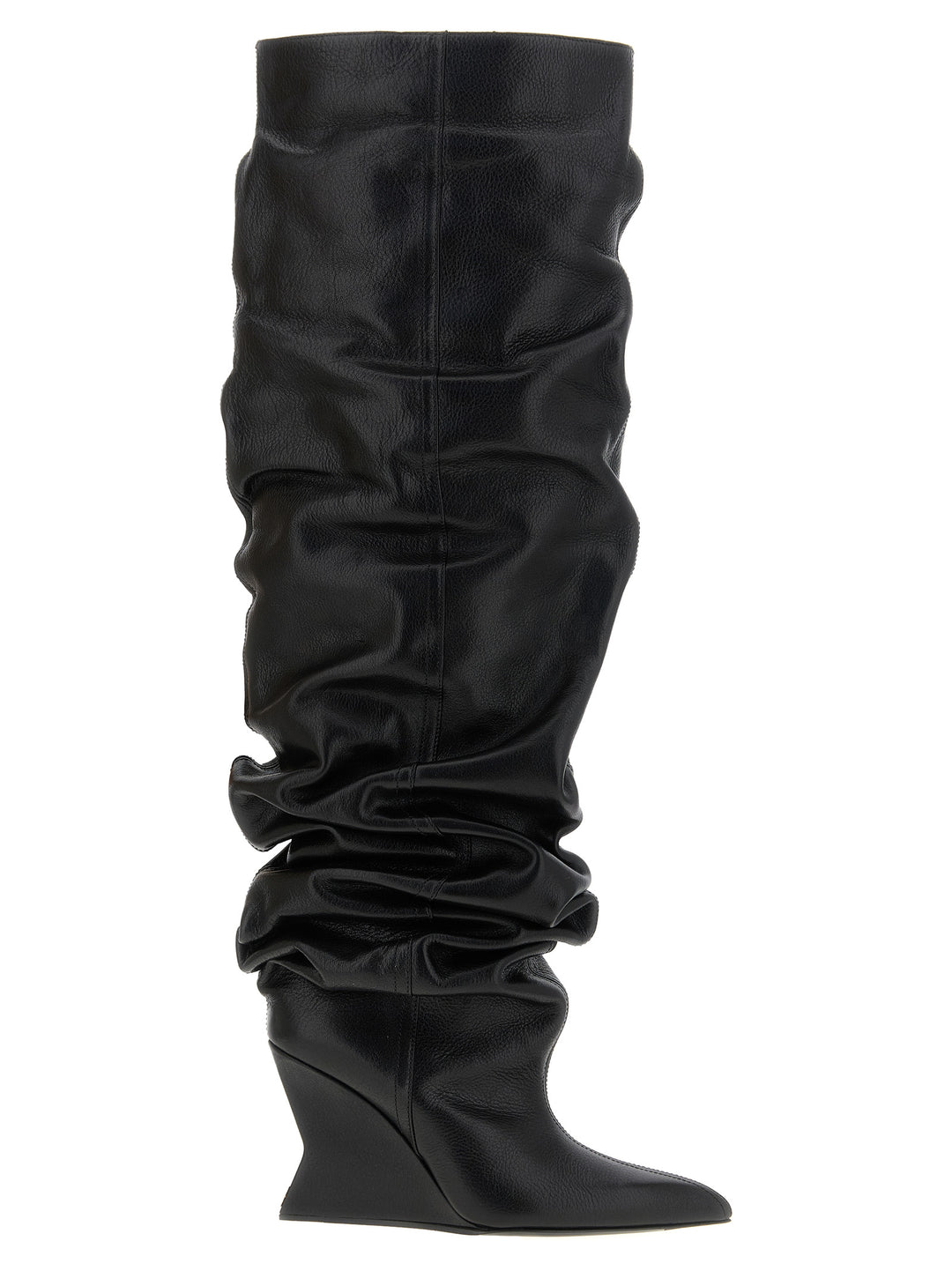Balmain Cuissardes Leather Boots and Ankle Boots - Black | ab92af3f2bf7abdb798b7f1ff072162127357d08