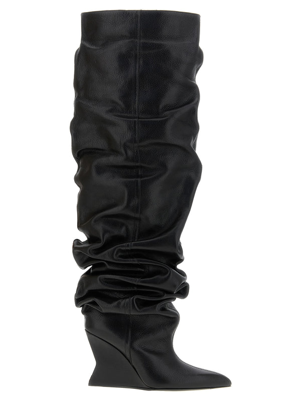 Cuissardes Leather Boots And Ankle Boots Black