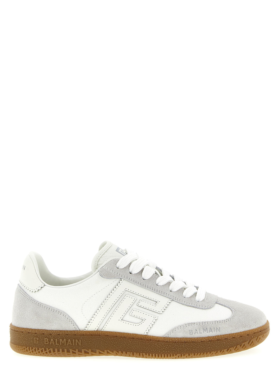 Balmain Balmain Swan Sneakers - Gray | 804739f685f385bbc42f96966bdd6937f986039c
