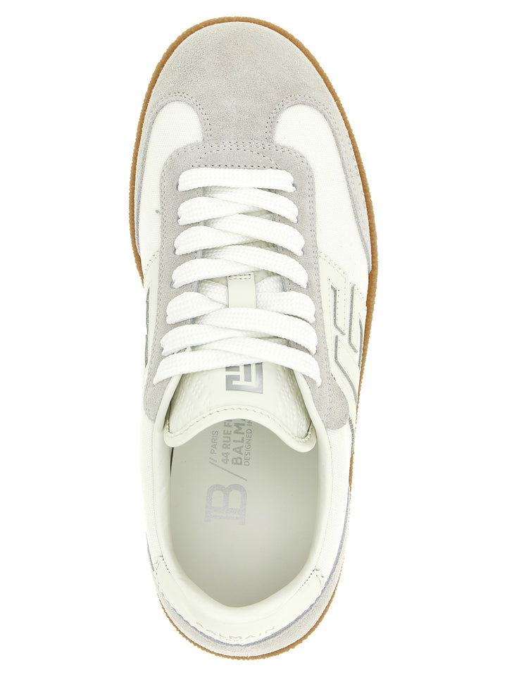Balmain Balmain Swan Sneakers - Gray | 0390e2d742b97a2912235306d26dff16148d1891