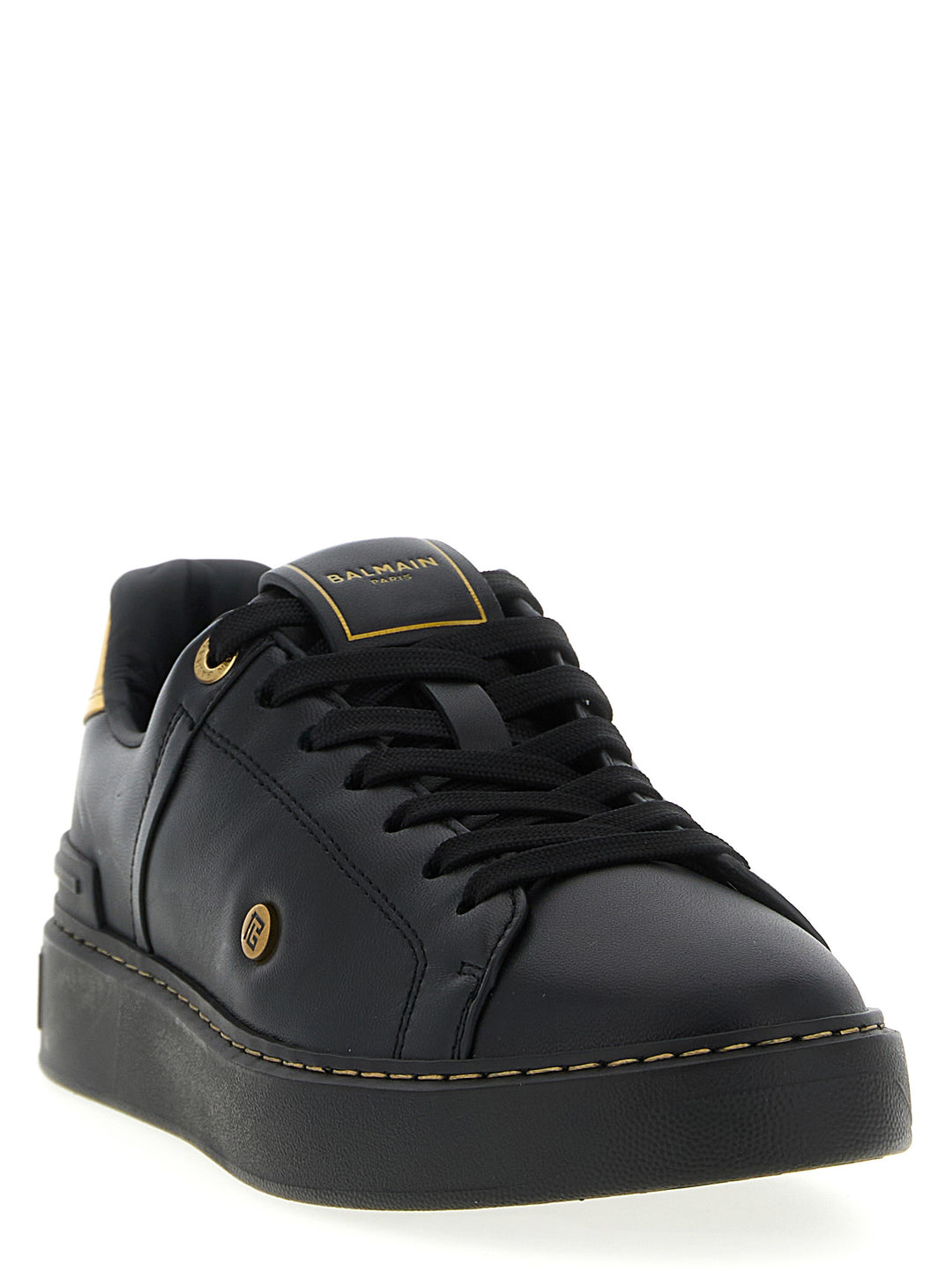 Balmain B-Court Sneakers - Black | 13b597fc440e7cc7cb7762d98a126ef720c038fc