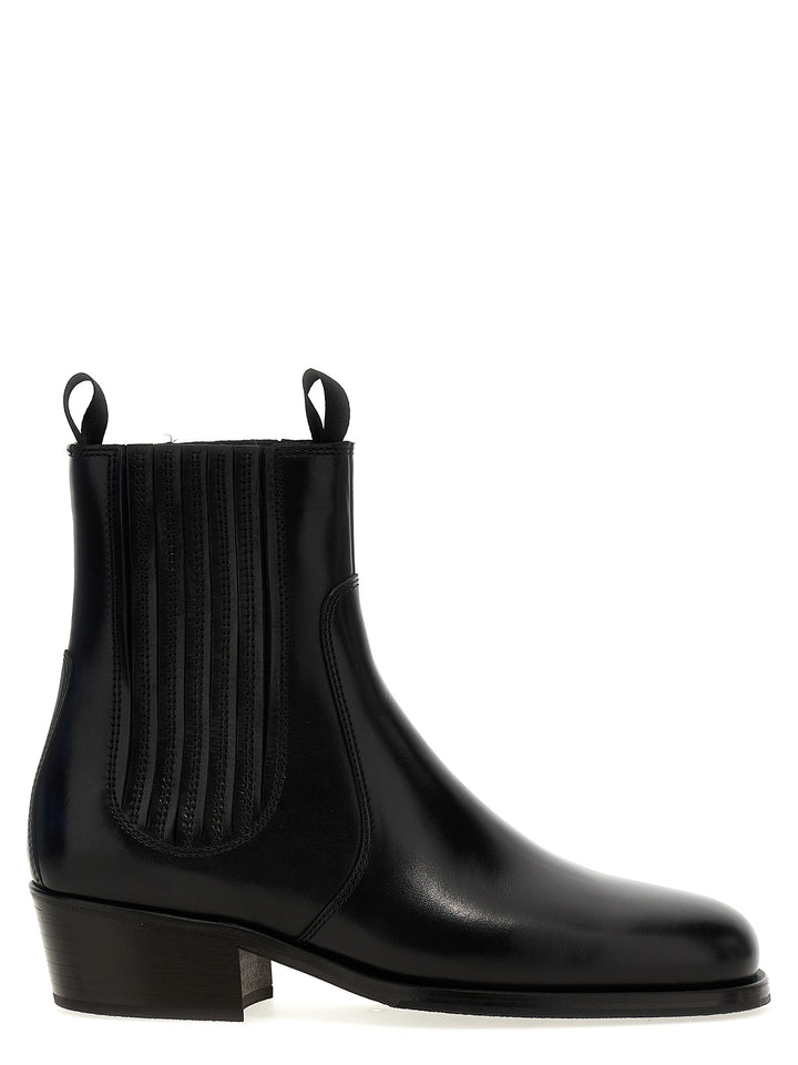 Chelsea Leather Ankle Boots Boots, Ankle Boots Black