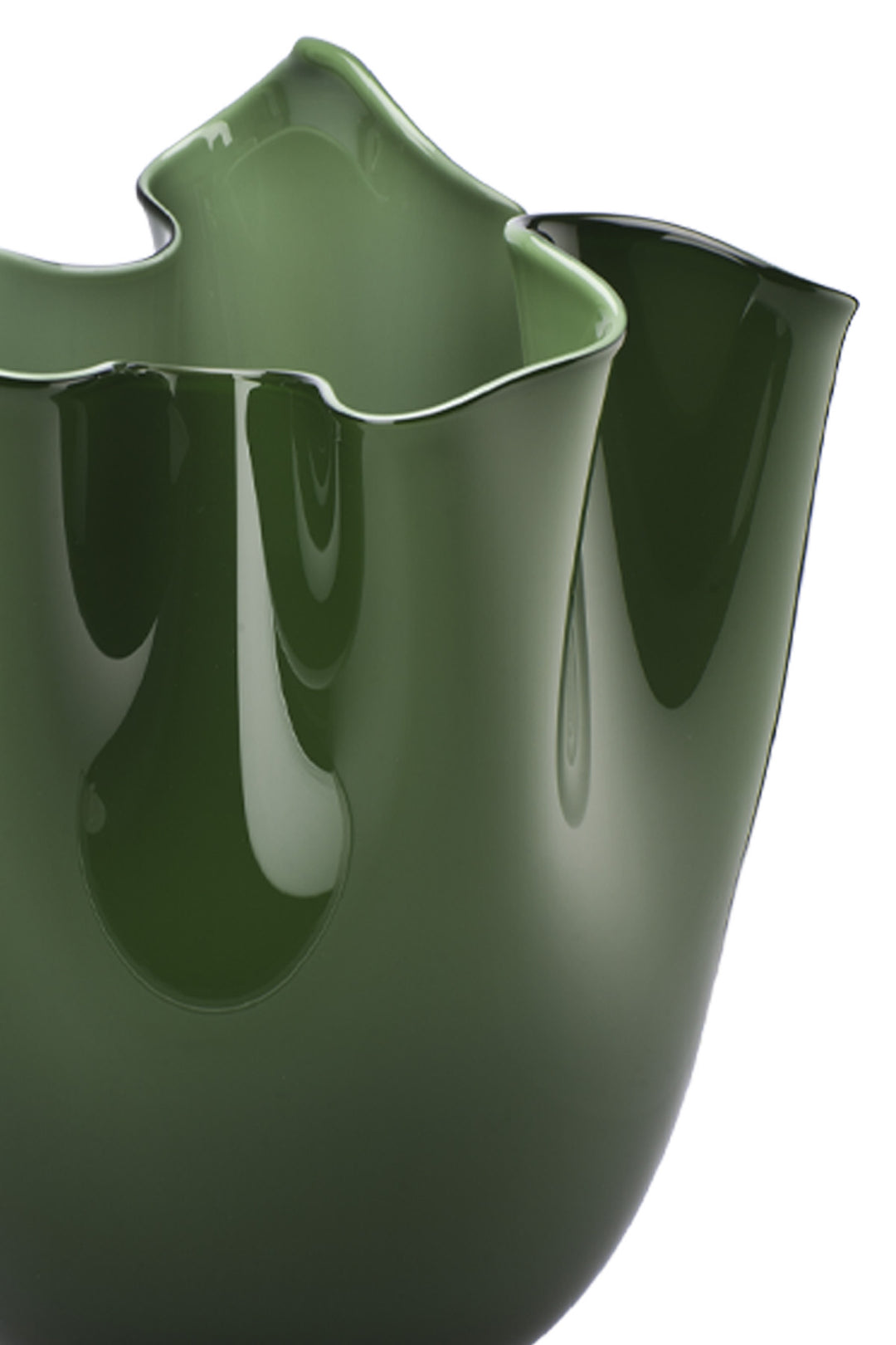 Venini Fazzoletto Vases - Green | 4fa54096b1283fdc8ea6a734a0d1d82b7df67542