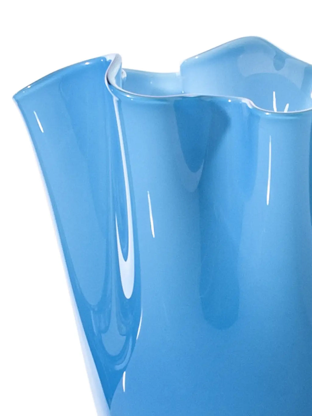 Venini Fazzoletto Vases - Blue | 04bb1f0111e4c6278fefe0026b32cddd2ae718cb