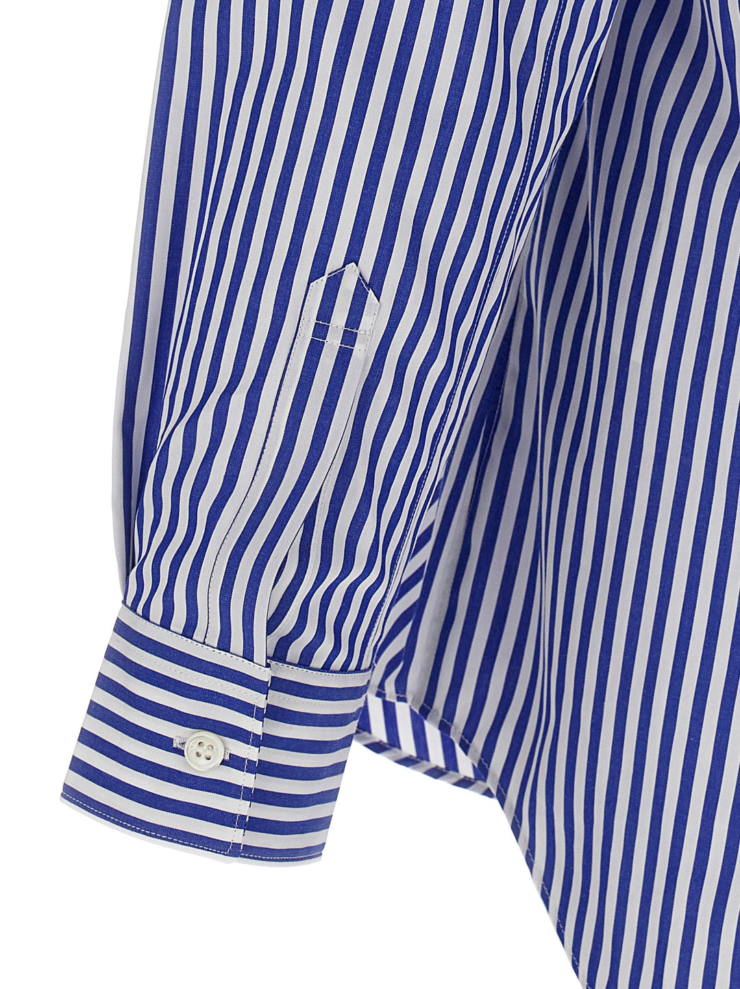 Comme Des GarçOns Shirt Striped Shirt Shirt and Blouse - Blue | 436f75d7bad874487916362b5d0d8480d03d0959