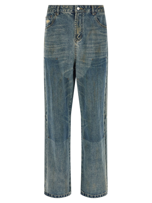 Double Knee Carpenter Jeans Blue