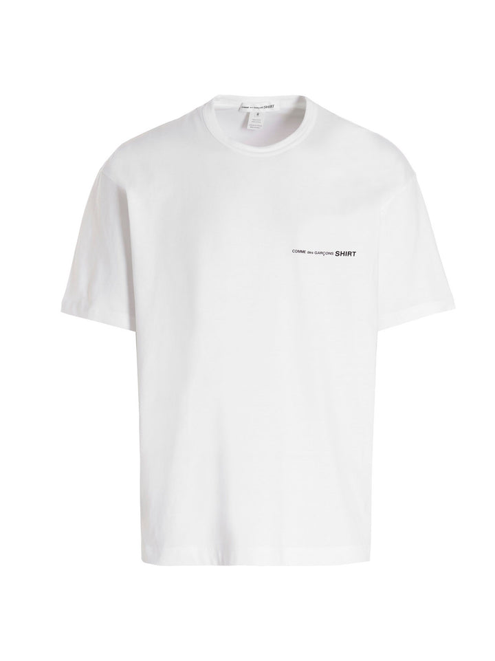 Comme Des GarçOns Shirt Logo T-shirt - White | 61cc8b5d825695af6432f19d13af33de818d9e92