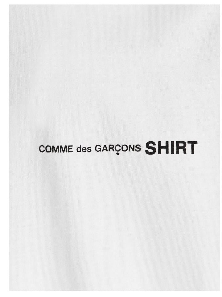 Comme Des GarçOns Shirt Logo T-shirt - White | 05858f8511e4ac218be6a2a412f6c255c2fec4fb