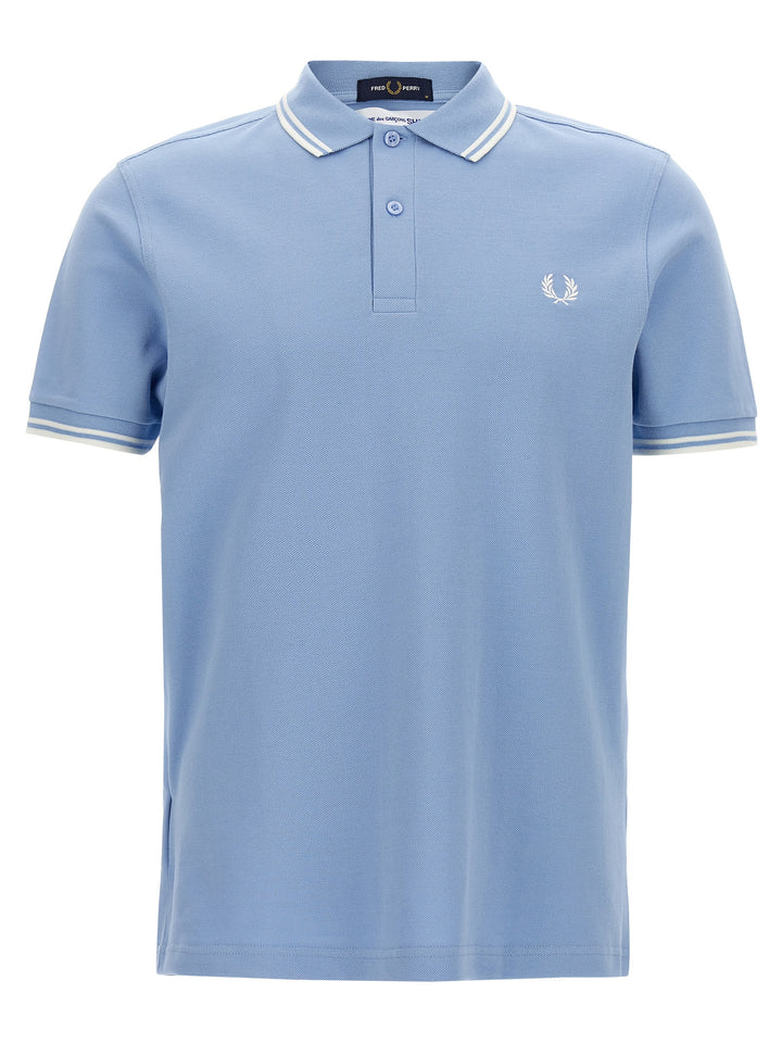 Comme Des GarçOns Shirt Comme Des Garçons Shirt X Fred Perry Polo - Light Blue | 66dcb6ecf0320981ba1989ff74d84f3d4382af15