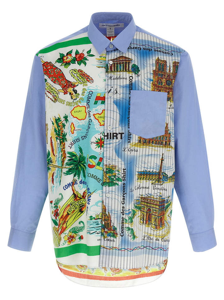 Comme Des GarçOns Shirt Printed Shirt Shirt and Blouse - Multicolor | 8ea24aba7affc7001249aae3f08cfa68a022aed8
