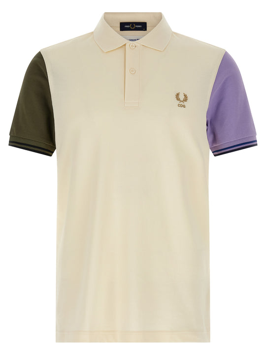 Comme Des GarçOns Shirt X Fred Perry Polo White