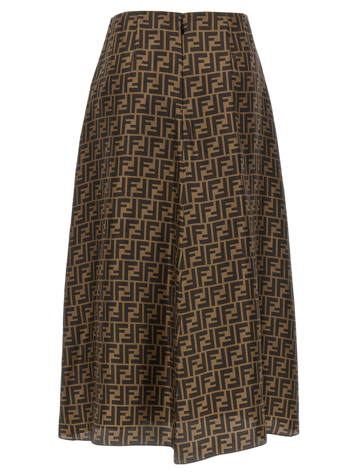 Fendi Ff Skirt Skirts - Brown | 552710270ee72b009c83ee68b880350e0ae2c462