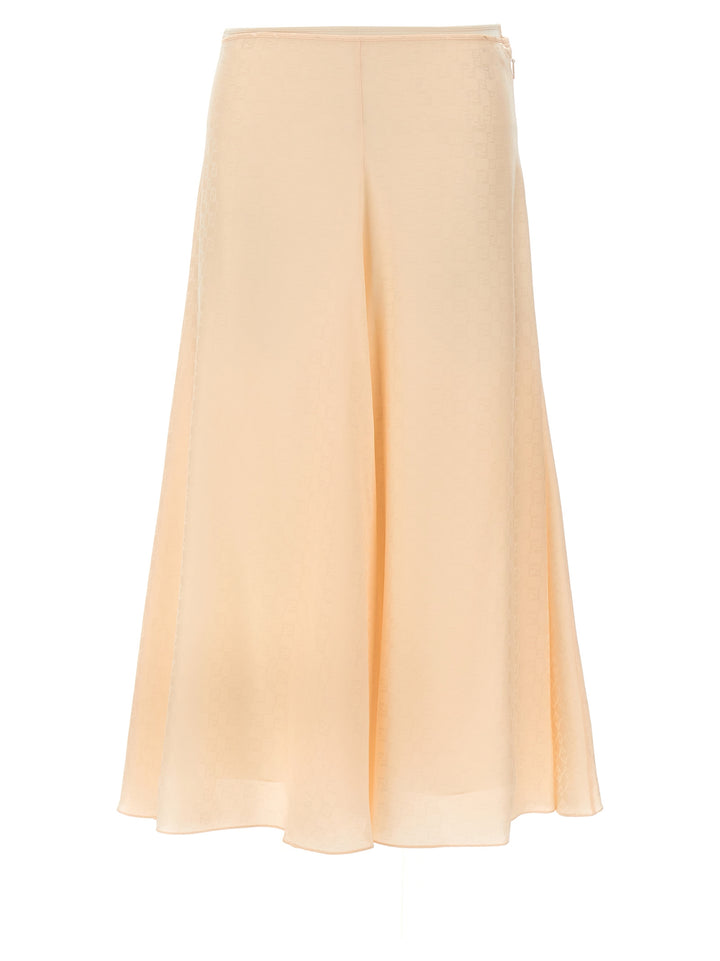 Fendi Ff Silk Skirt Skirts - Pink | a284ddc36eceb9c82fa603c78a1211aafc3572d0