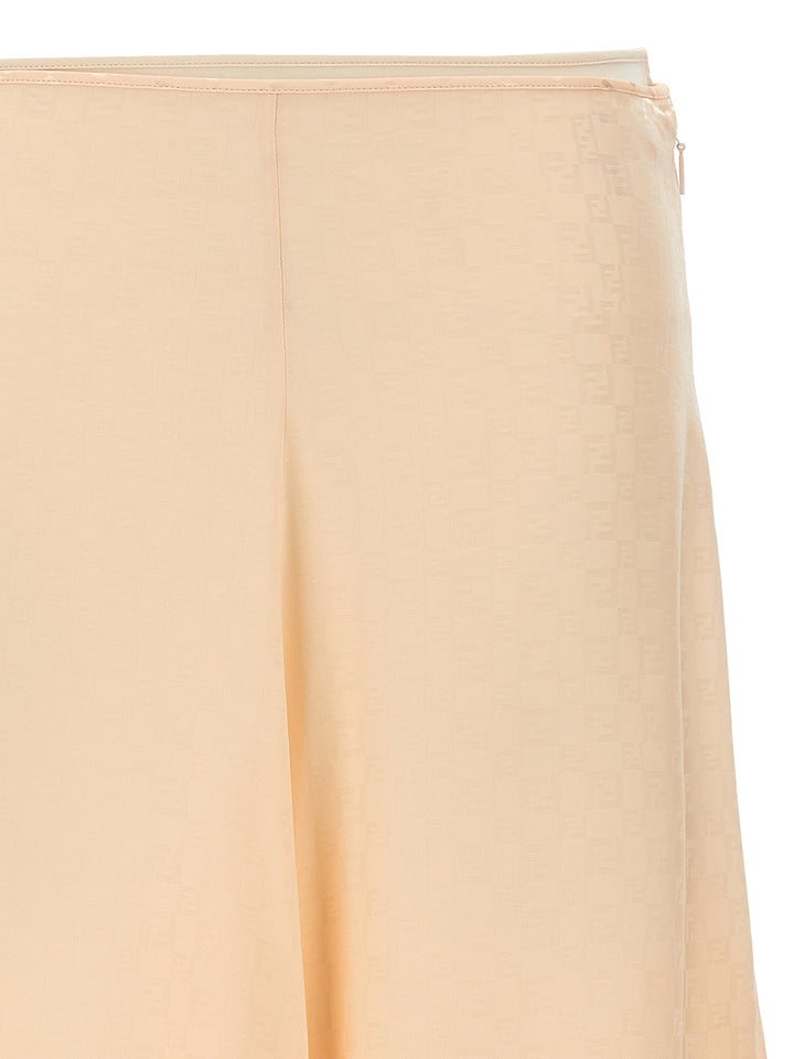 Fendi Ff Silk Skirt Skirts - Pink | fc30099d1f91c121cd1f72a02c845099ba344c28