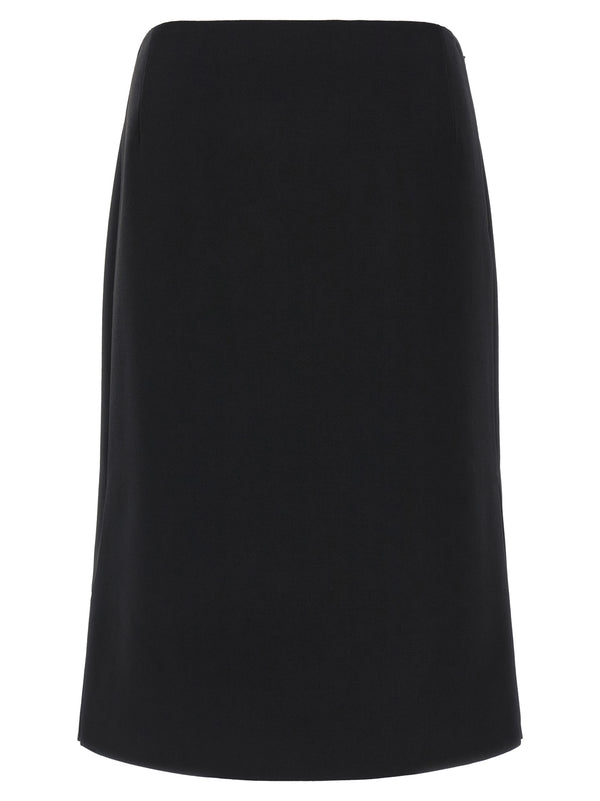 Skirt With Slits Skirts Black